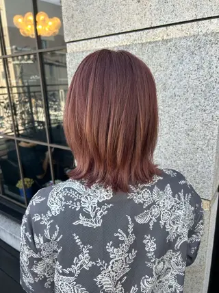 ミディアム カラー 【透明感カラー】 harunaのヘアスタイル
