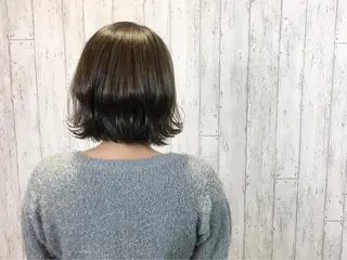 ミディアム カラー カット／メンズカット 藤田麻衣のヘアスタイル