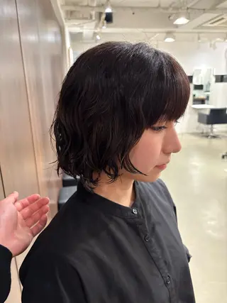 ショート パーマ 🟡表参道ABBEY Hiroのヘアスタイル