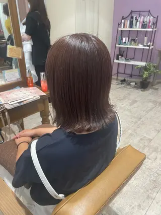 ミディアム 小川 夏生のヘアスタイル