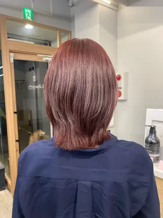 ミディアム カラー 🐾Libero🐾 柏　KONOMIのヘアスタイル