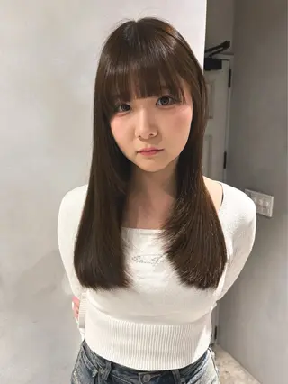 ロング カラー Juna✂️ レイヤー / ボブのヘアスタイル