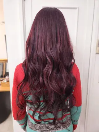 カラー ロング 筒井 昭秀のヘアスタイル