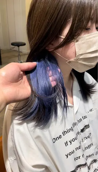 セミロング 亀川蓮 Agu hairのヘアスタイル
