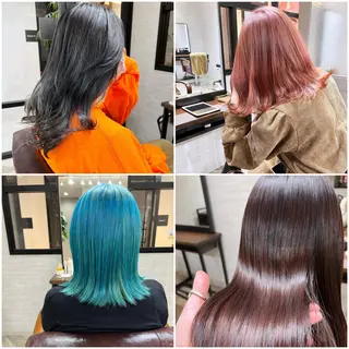 ミディアム カラー 縮毛矯正×髪質改善 店長　DAITOのヘアスタイル