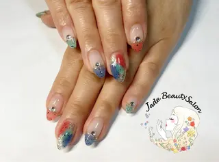 ミディアム ネイル JadeBeauty Salonのネイルデザイン
