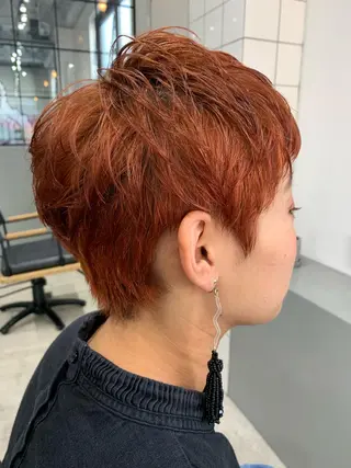 ショート カラー メンズ専門サロン wokeのヘアスタイル