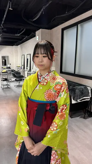 ミディアム ヘアアレンジ B E C H I C O〔べち子〕のヘアスタイル