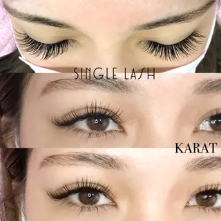 マツエク・マツパ ★KAEDE★伊勢崎 【KARAT】のマツエク・マツパデザイン