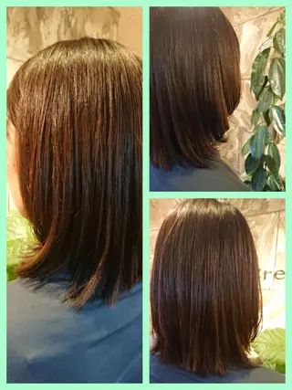 ミディアム 清水 旭美のヘアスタイル