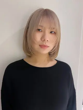 ショート カラー ハイトーン/ボブ 🎀sonokaのヘアスタイル
