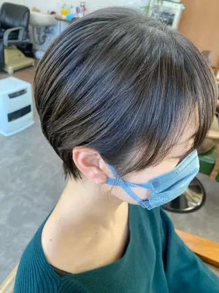 ショート 永沼 真依のヘアスタイル