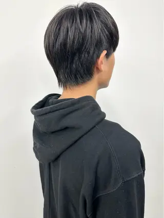 ショート メンズ ボブ/ゆるふわ ボブパーマ/とういのヘアスタイル