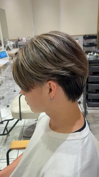 カラー メンズ 🥇メンズパーマ /縮毛矯正/木村神心のヘアスタイル