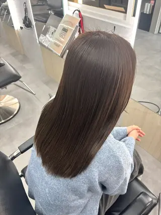 カラー 縮毛矯正/カラ ー/艶髪🌻ひな🌻のヘアスタイル