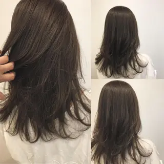 ロング カラー パーマ ヘアアレンジ メンズ キッズ ネイル マツエク・マツパ MEGUMI megumiのヘアスタイル