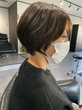 ショート 町田 光瑠のヘアスタイル