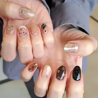 ネイル Nail mood デザイン持ち込みokのネイルデザイン