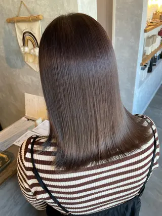 セミロング カラー Matsubara asuka  ☪︎のヘアスタイル