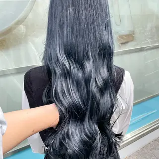 ロング カラー 山口滉斗/艶カラー 縮毛矯正/髪質改善のヘアスタイル