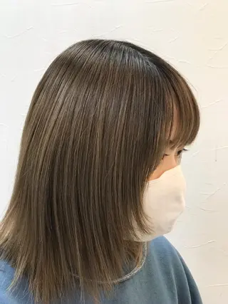 ミディアム 冨田 豊のヘアスタイル