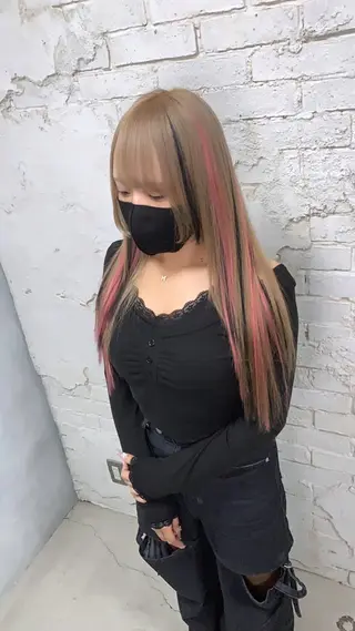 ロング 派手髪支持率No1 Eisukeのヘアスタイル