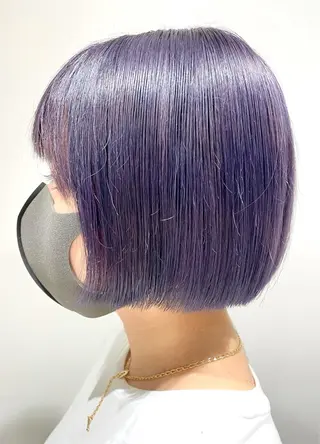 ショート カラーモデル募集中 美容室ハピスのヘアスタイル