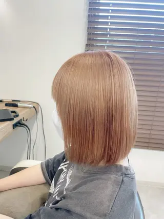 ミディアム カラー やまこし 美裕樹のヘアスタイル