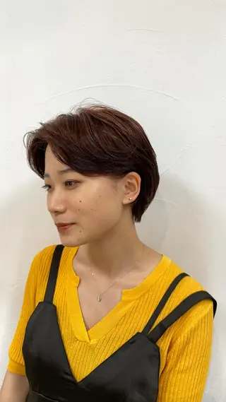ショート カラー honoka/ bob/layerのヘアスタイル