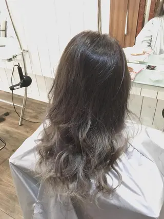 セミロング カラー パーマ ヘアアレンジ 👑指名率No.1 👑坂口飛翔のヘアスタイル