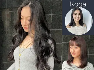 カラー calna 古賀 菜摘のヘアスタイル