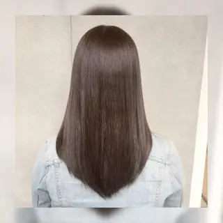 ロング パーマ 丸みショートボブ/ タッセルボブ 吉野のヘアスタイル