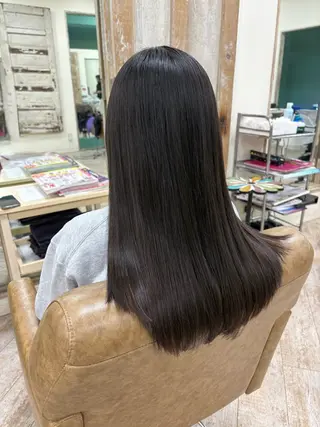 ロング 菊地 映香のヘアスタイル