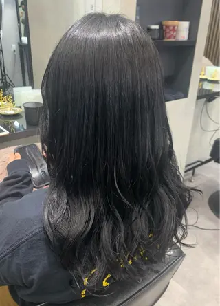 セミロング カラー ヘアアレンジ 個室で似合わせ好印象 🧡外山弥千代のヘアスタイル
