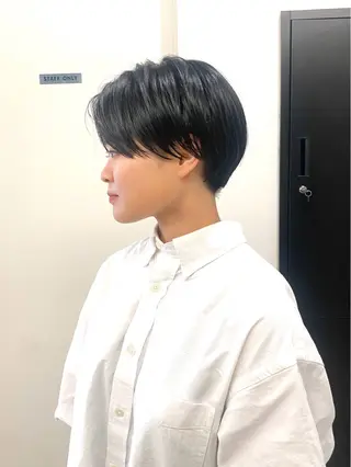 ショート メンズ ボブ/髪質改善/ レイヤー/池澤慎人のヘアスタイル