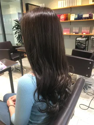 ロング カラー パーマ ヘアアレンジ メンズ キッズ ネイル マツエク・マツパ EnBlesS西宮 マンツーマン神道有基のヘアスタイル