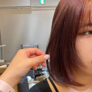 カラー ヘアアレンジ 𝙢𝙞𝙮𝙪🎀 girly hairのヘアスタイル