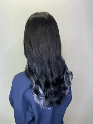 セミロング 艶カラー🫧/シール エクステRYOKAのヘアスタイル