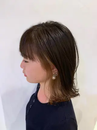 ミディアム カラー 🌼愛されヘア🌼 篠原優菜のヘアスタイル