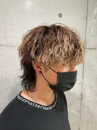 パーマ メンズ 横山 亮太のヘアスタイル