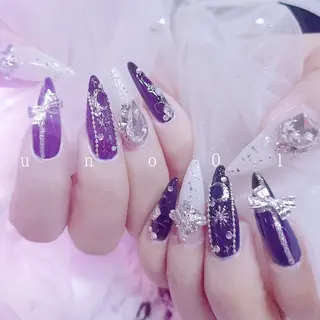 ネイル 梅田🦄中崎町🩵 u n o 0 1のネイルデザイン