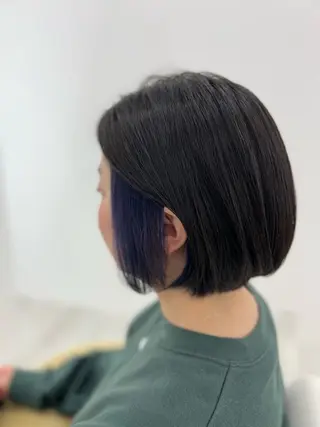 ショート カラー ✄﻿aini天王寺 ✄﻿ゆ乃のヘアスタイル