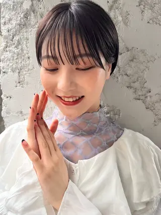 ショート カラー 玉川 京のヘアスタイル