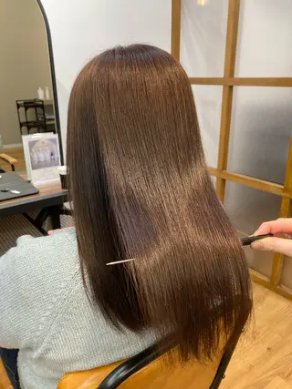 セミロング LOANA  MIDORINO所属・カラーモデル/ つくば市みどりののヘアスタイル