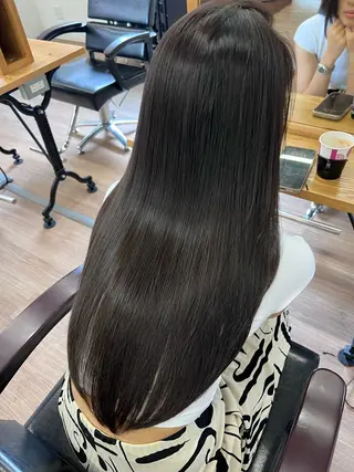 ロング カラー 渋谷レイヤーカット❌ 縮毛矯正専門/武田涼のヘアスタイル