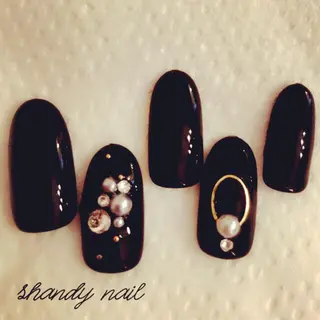 セミロング shandy nailのネイルデザイン