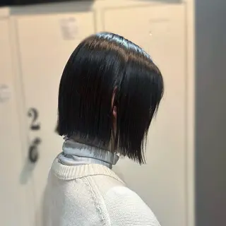 ショート カラー パーマ 縮毛矯正+モテカラー 🎀✨MIHOのヘアスタイル
