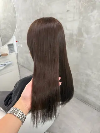 ロング カラー yuuna ✮ door whiteのヘアスタイル