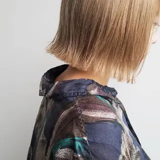 ショート カラー ヘアアレンジ パーマ iplus まつげ、眉毛、耳つぼのマツエク・マツパデザイン