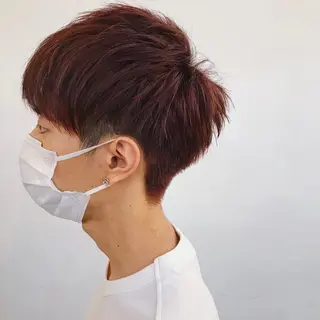 ショート カラー メンズ 伊藤 華紀ᵕ̈*のヘアスタイル
